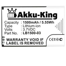 Akku-King Akku für 4G Systems XSBox GO WLan Hotspot Huawei P51, T5, U8220, U8000