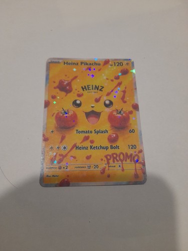 Pokemon karte heinz pikachu - karte,