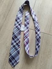 Krawatte Seide blau lila