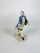 Nymphenburg Kavalier mit Rose Porzellan Figur Franz Anton Bustelli 18cm Mann
