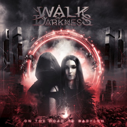 Walk darkness on - walk, road