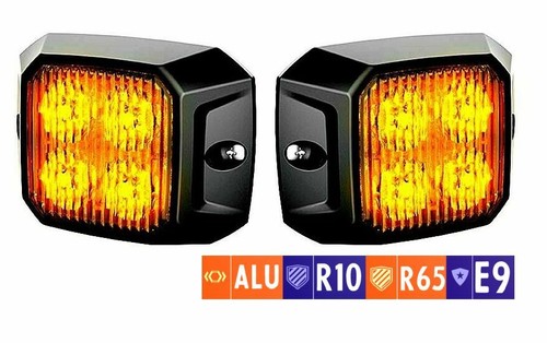 Led heckblitzer orange ece - 2x,