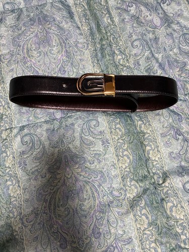 Gucci schwarzer ledergürtel - gucci,