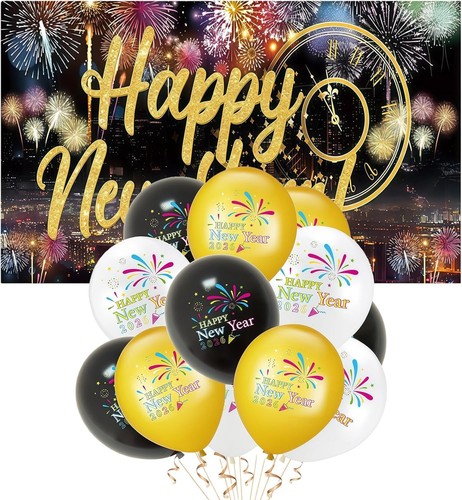 Buntes feuerwerk happy new - buntes,