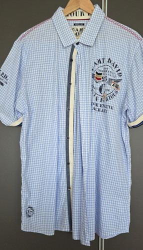 Camp david halbarmhemd - david, xl