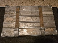 ORIGINAL BUNDESBAHN ZARGES KISTE BROTKISTE KLAPPKISTE ALUKISTE TRANSPORTKISTE