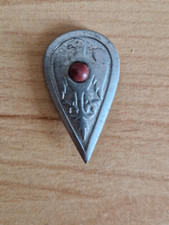 Winterhilfswerk Anstecker-WHW-Schild mit Stein-Mit Nummer.