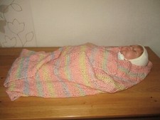 Babydecke gestrickt aus - babydecke,