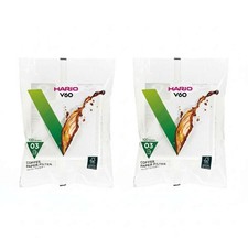 2 x HARIO Papierfilter weiß