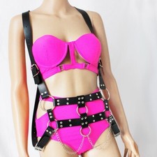 Fauxleder Punk Gürtel