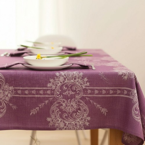 Jacquard tischdecke leinen - tischdecke,