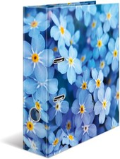 HERMA Ordner A4 Blaue Blumen