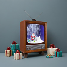 Große XL Schneekugel TV