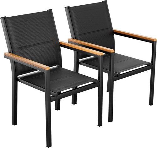 2er set gartenstuhl aluminium - 2er,