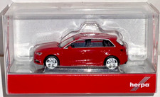 Herpa 028257 Audi A3 8V fünftürig brilliantrot 1:87 in OVP