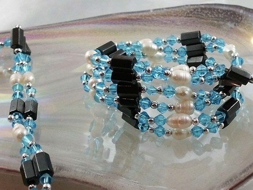 Hämatit kette oder armband - hämatit,