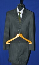 HUGO BOSS ANZUG ANGELICO/PARMA Gr.94 L Einreiher Schurwolle grauanthrazit