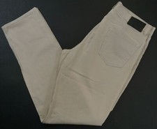 HUGO BOSS Herren Jeans Montana W35 L34 35/34 beige uni gerade Gabardine F2414