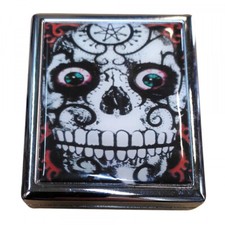Zigaretten Etui Mexico silber