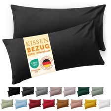 Blumtal Kissenbezug 2er Set in verschiedenen Größen & Farben 100% Mikrofaser