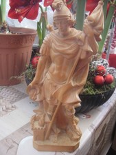 Holzfigur handgeschnitzt - , hl