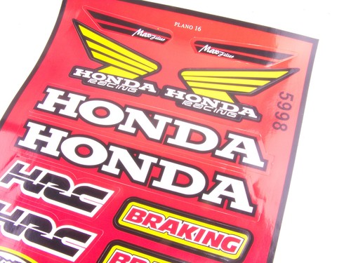 Aufkleber honda dunlop sponsor - dunlop,