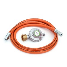 Druckminderer 50mbar und Gasschlauch 150cm UEM/SRV für Grill, Bräter, Heizer