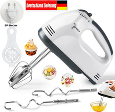 Praktischer Handmixer aus Edelstahl 260W mit 7 Geschwindigkeitsstufen für Küche