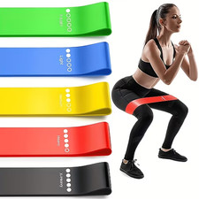 5er set fitnessbänder - fitnessbänder, sport