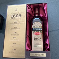 Bushmills 1608 400th Anniversary Edition, Rarirät ! 0,75 L 46% in Jubiläumsbox 