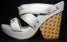 Christian Dior, PLATEAU,High HEELS, Schuhe weiß,GR.38,SALE