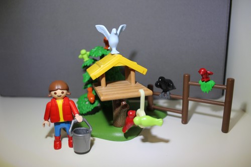 Playmobil vogelfütterung - playmobil,