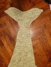 Decke FUSSWÄRMER, GESTRICKT, MEERJUNGFRAU, WINTER