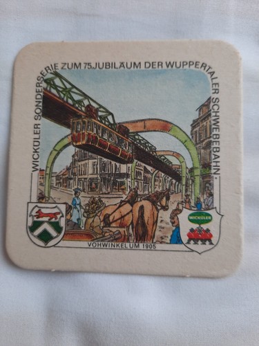 Alter bierdeckel wicküler - bierdeckel,