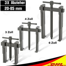 3er 2-Armig Lagerabzieher Set