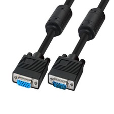 1,8m VGA Monitorkabel Verlängerung Verlängerungskabel HD S-VGA Kabel 2x Ferrit