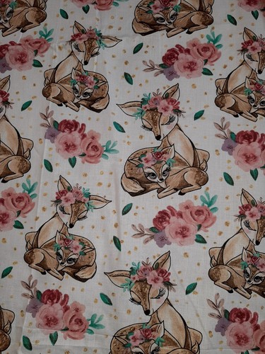 Baumwollstoff bambi rehkitz u - baumwollstoff,