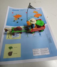 playmobil© 3118 Kind Mädchen Ponywagen KOMPLETT 3120 Reiterhof 3072 Bauernhof