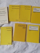Konvolut Reclam 7 Hefte