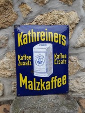 Emailschild,Kathreiner's Malzkaffee um 1920 !!