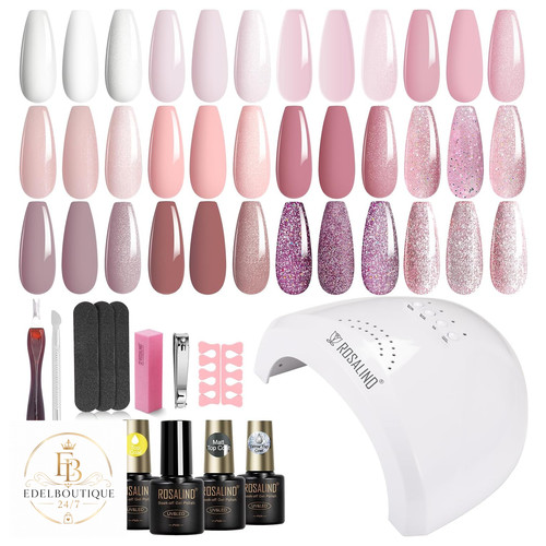 Nagellack set 48w lampe - set, uv