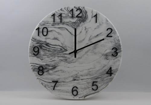 Wanduhr epoxid harz - wanduhr,