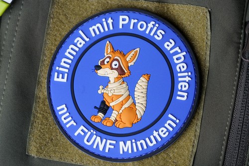 Rubber patch rettungsdienst - 3d,