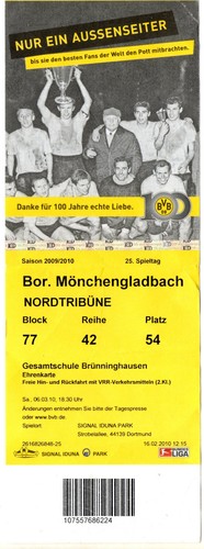 Ticket borussia dortmund - borussia,