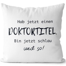 Hab jetzt einen Doktortitel