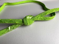 Japanischer Seidengürtel Obijime Handgeflechted 100% Seide Kumihimo Grün