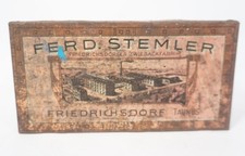 Antike Jugendstil Blechdose Ferd. Stemler Friedrichsdorf Taunus Zwieback Fabrik