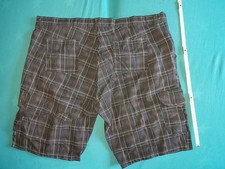 Karierte Cargo- Bermuda kurz