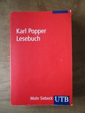 Karl Popper Lesebuch – Ausgewählte Texte zur Erkenntnistheorie, Philosophie