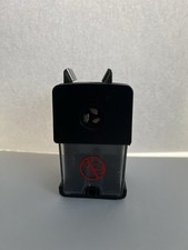 Tischanspitzer, Anspitzer, Manuelle Spitzmaschine mit Kurbel Auffangbehälter